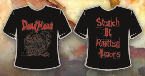 DEAD MEAT- Stench Of Rotten T-SHIRT LARGE