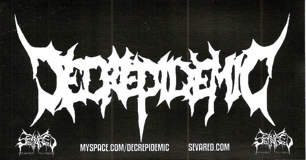 DECREPIDEMIC- Logo Sticker