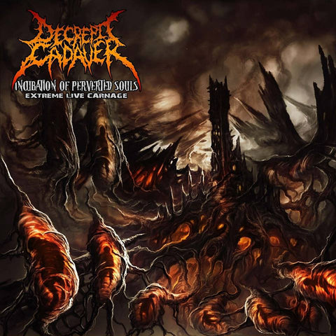 Decrepit Cadaver- Incubation Of Perverted Souls - Extreme Live Carnage CD on Rotten Cemetery Rec.