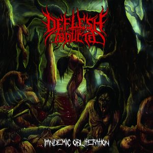 DEFLESH THE ABDUCTED- Pandemic Obliteration CD on Rotten Cemtery Rec.