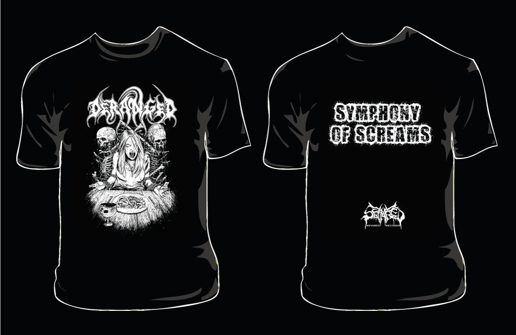 DERANGED- Symphony Of Screams T-SHIRT S-XL OUT NOW!!!