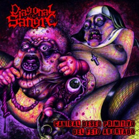 DIAGONAL DE SANGRE- Canibal Deseo Primitivo Del Feto Abortado CD on Putrid Tomb Rec.