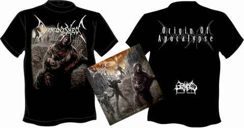 DIMINISHED- Origin Of.. CD / T-SHIRT PACKAGE LARGE