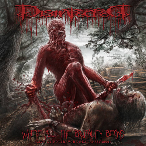 Disinfected- Where All The Brutality Begins CD on Brutal Mind