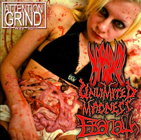 Ebanath / Vaginal Juice / Unlimited Madness- Split CD