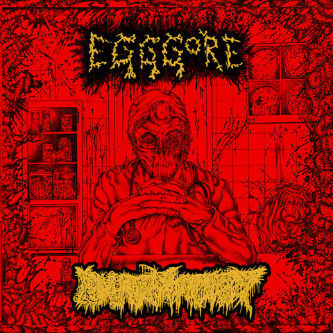 Pharmacist / Egggore- Split CD on Bizarre Leprous Prod.