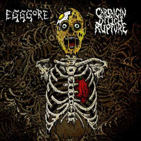 Egggore / Capsaicin Stitch Rupture- Split CD on Bizarre Leprous Prod.