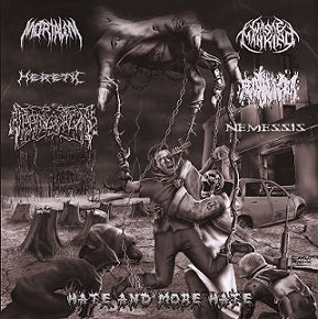 Fecalizer / Nemessis / Ripping Organs / Waste Mankind / Heretic / Mortalem- Split CD on Akracia Rec.