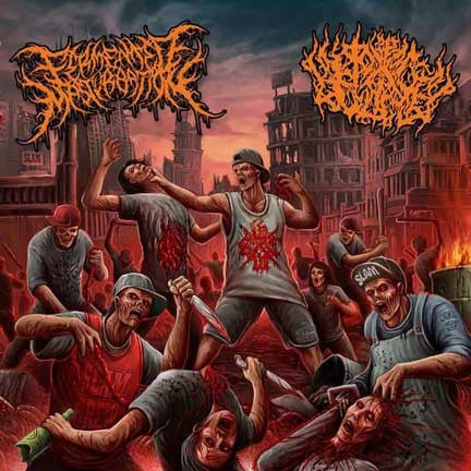 FERMENTED MASTURBATION / PIT OF TOXIC SLIME- Split CD on Death Metal Industry