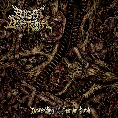 Focal Dystonia- Descending (In) Human Flesh CD on Comatose Music