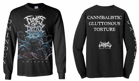 FUMES OF DECAY- Ominous LONGSLEEVE T-SHIRTS LARGE