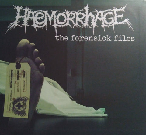 Haemorrhage- The Forensick Files CD on Bizarre Leprous Prod.