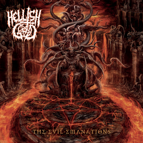 Hellish God- The Evil Emanations CD on Everlasting Spew Rec.