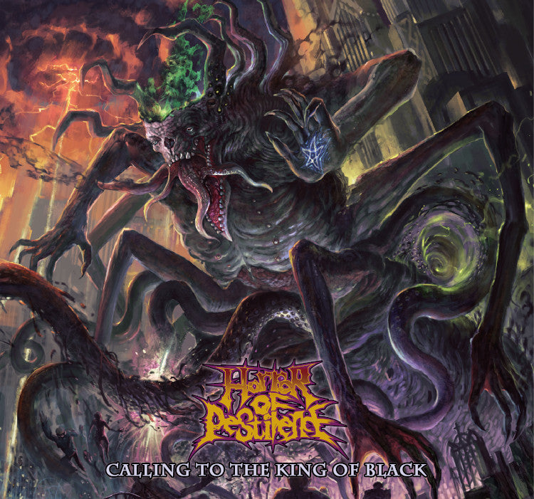 Horror Of Pestilence- Calling To The King Of Black CD (w/slipcase) on Brutal Reign Prod.
