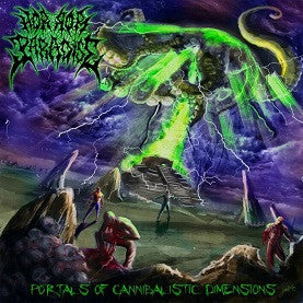 HORROR PARADISE- Portals Of Cannibalistic Dimensions CD on Rotten Cemetery Rec.