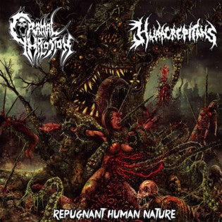 Hura Crepitans / Cranial Implosion- Split CD on Putrid Tomb Rec.