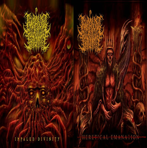 IMPALED DIVINITY- S/t & Heretical Emanation 2 CD Package on Sevared Rec.