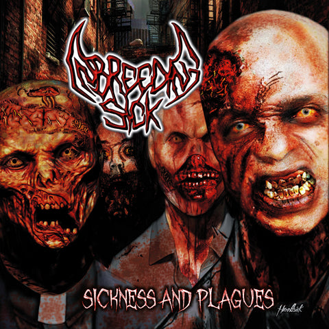INBREEDING SICK- Sickness And Plagues CD on Sevared Rec.