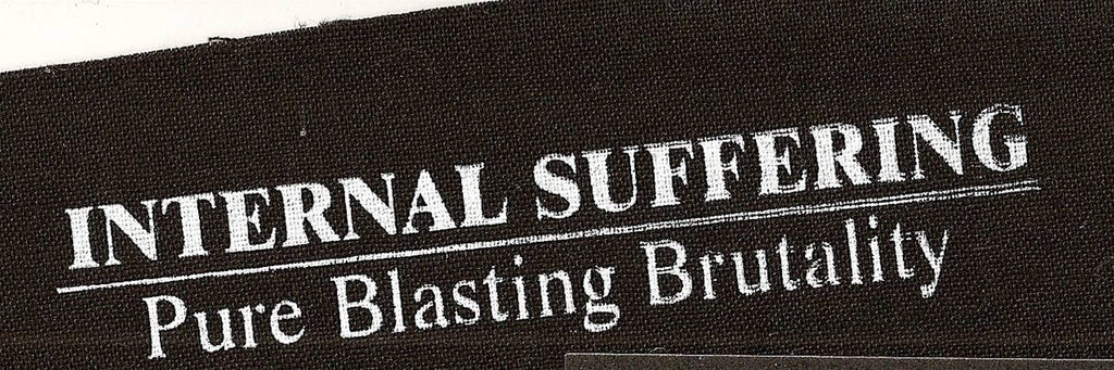 INTERNAL SUFFERING- Logo Printed PATCH
