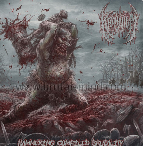 Kraanium- Hammering Compiled Brutality CD on Brutal Mind