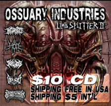 Limb Spitter 2- Ingurgitate / Iniquitous / HOD.. Split CD on Oss