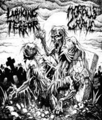 Lurking Terror / Morbus Grave- Omega Doom Split CD on Lord Of The Flies Rec.