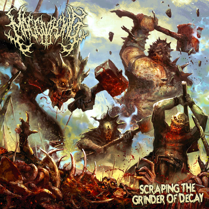 Maggot King- Scraping The Grinder Of Decay CD on Inherited Suffering
