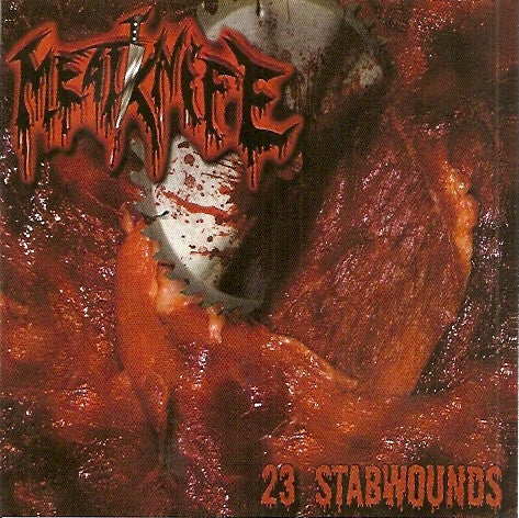 Meatknife / PxExNxE- 23 Stabwounds Split CD on Rotten Foetus Rec