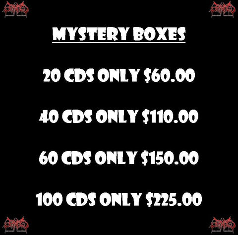 MYSTERY BOXES- 20 - 100 CDS PACKAGE DEALS