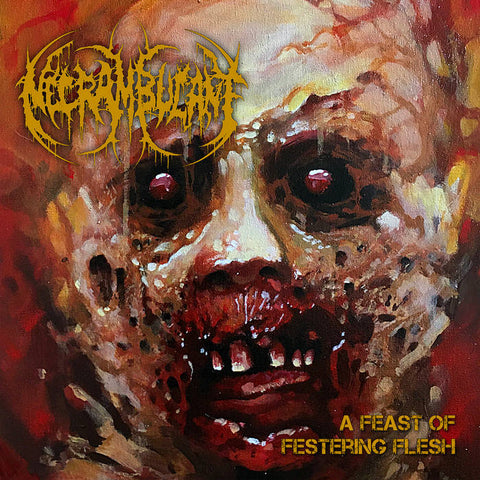 Necrambulant- A Feast Of Festering Flesh CD on Gore House Prod.