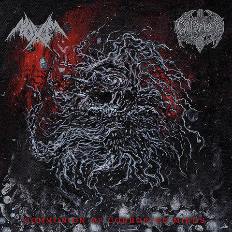 Noxis / Cavern Womb- Communion Of Corrupted Minds SPLIT CD on Rotted Life