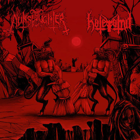 Nunslaughter / Hatevomit- Split CD on Metal Or Die Rec.