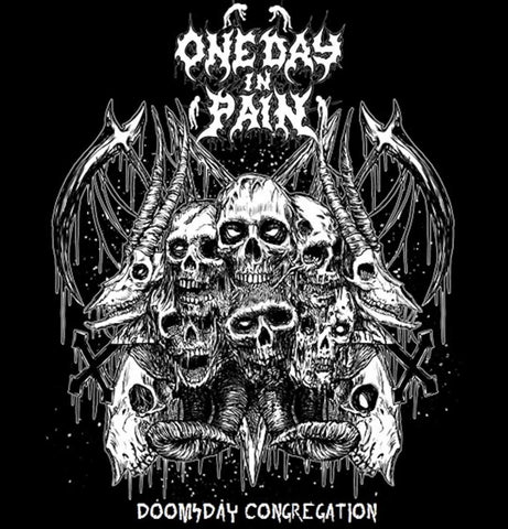 One Day In Pain- Doomsday Congregation CD on Old Shadows Rec.