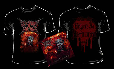 PERCEPTIONS OF TORMENT- Elegance In Postmortem CD / T-SHIRT PACKAGE DEAL OUT NOW!!!