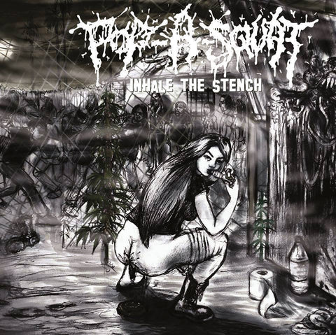 Pop A Squat- Inhale The Stench CD on Splatter Zombie Rec.