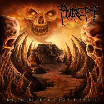 PUTREFY- Knelt Before The Sarcophagus Of Humanity CD on SEVARED RECORDS