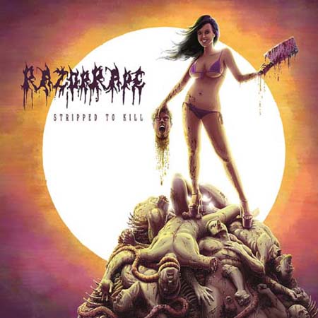 Razorrape- Stripped To Kill CD on Rotten Roll Rex