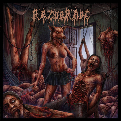 RAZORRAPE- F*cked Beyond Recognition CD on Morbid Generation