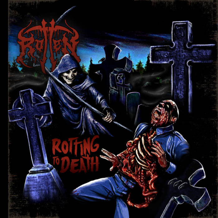 Rotten- Rotting To Death CD on Lost Apparitions Rec.