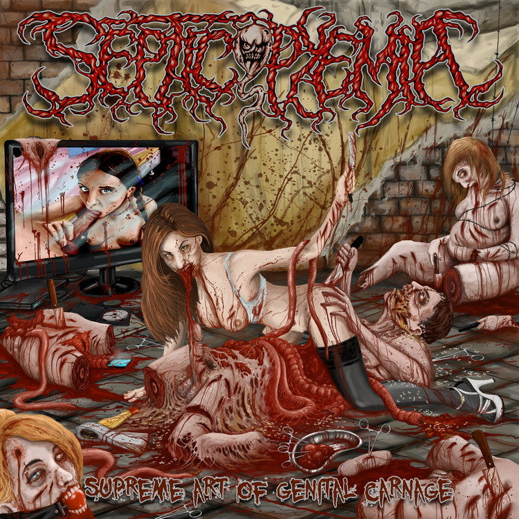 Septicopyemia- Supreme Art Of Genital Carnage CD on BLP