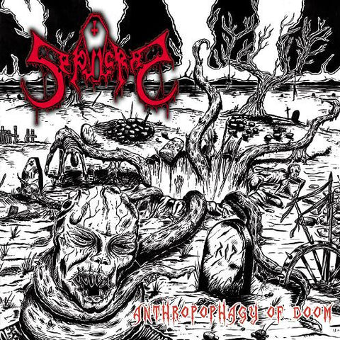 Sepulcral- Anthropophagy Of Doom CD on Razorback Records