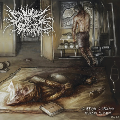 Sermon Of Mockery- Crippler Crossface Murder Suicide CD on Comatose Music