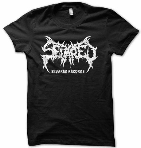 SEVARED RECORDS- New Logo T-SHIRT XL ONLY 4 LEFT