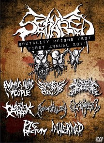 SEVARED RECORDS- 1st Annual Brutality Reigns Festival DVD