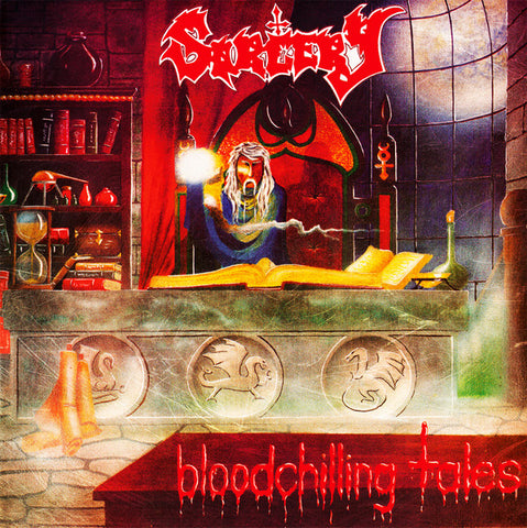 Sorcery- Bloodchilling Tales CD on Warheart Prod.