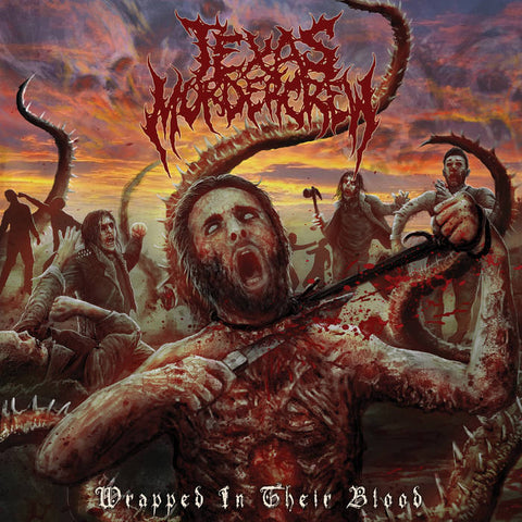 Texas Murder Crew- Wrapped In Their Blood CD on Comatose Music