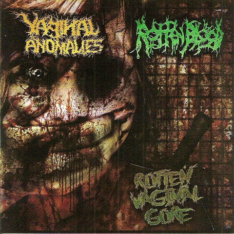 Vaginal Anomalies / Rotten Blood- Split CD on Satanic Porno Rec.
