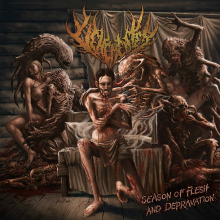 VEHEMENTER- Season Of Flesh And Depravation CD on Rotten Cemetery Rec.