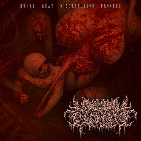 Visceral Explosion- Human Meat Distribution Process CD on Rotten Music