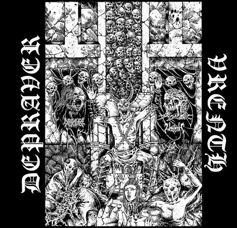 Vrenth / Depraver- Split CD on Cavernous Rec.